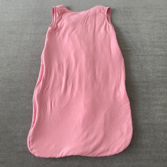 Kickee Pants Fluffle Sleep Bag with Dual Access Pink 18-36 M Soft Cozy Bamboo - Picture 2 of 5